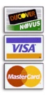 Accepted Credit Cards: Discover, Visa & MasterCard