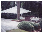 Brick Patio with Tent